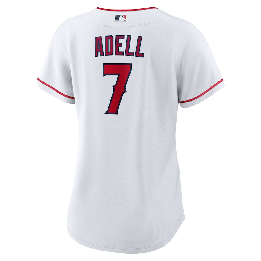 Jo Adell 7 Los Angeles Angels Women's Home Jersey - White