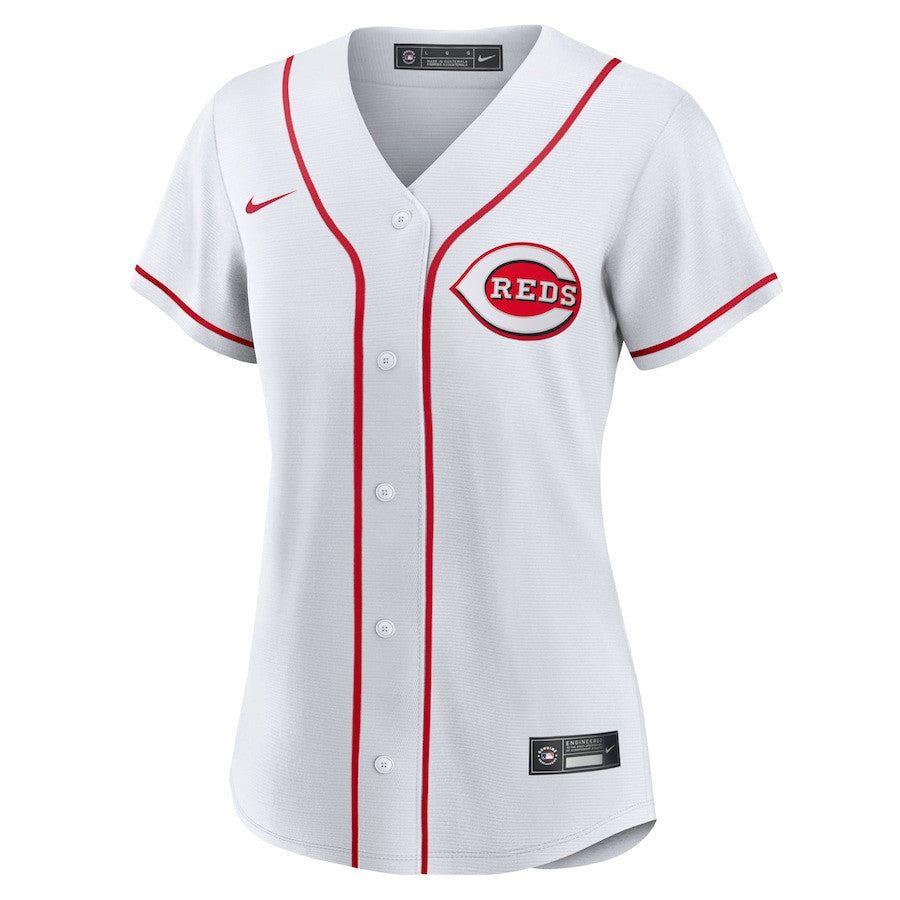 Emilio Pagan 15 Cincinnati Reds Women's Home Jersey - White