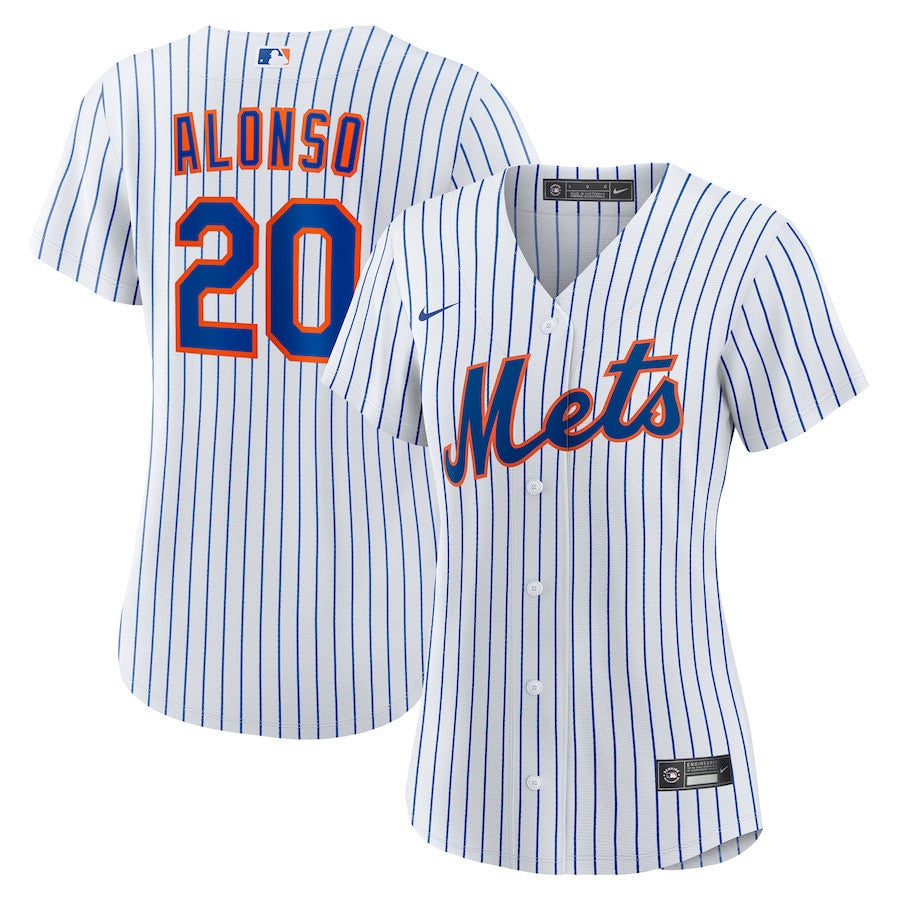 Pete Alonso 20 New York Mets Women's Home Jersey - White