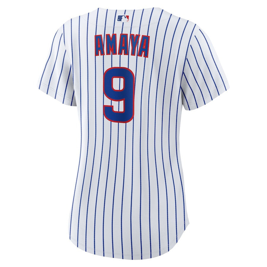 Miguel Amaya 9 Chicago Cubs Women's Home Jersey - White