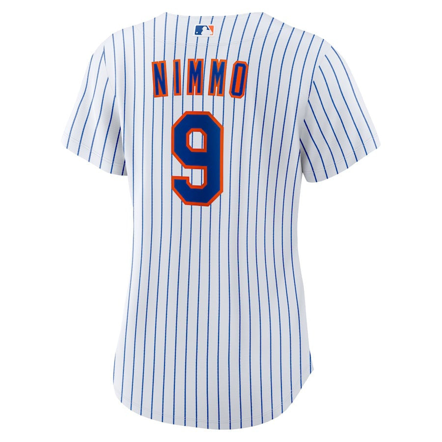 Brandon Nimmo 9 New York Mets Women's Home Jersey - White