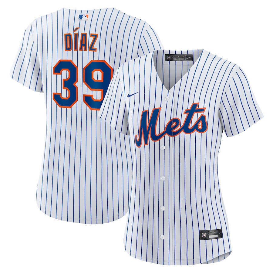 Edwin Díaz 39 New York Mets Women's Home Jersey - White