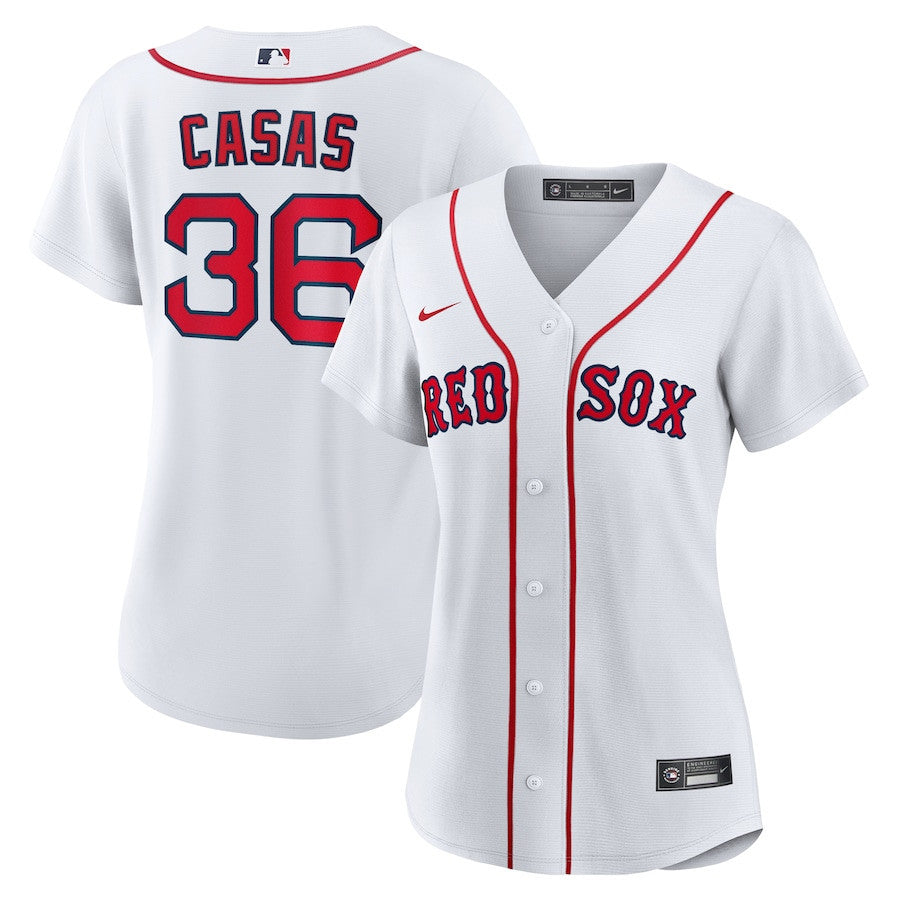 Triston Casas 36 Boston Red Sox Women's Home Jersey - White