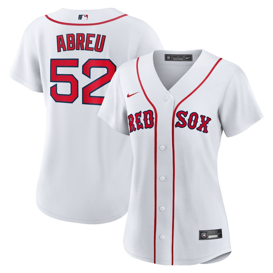 Wilyer Abreu 52 Boston Red Sox Women's Home Jersey - White