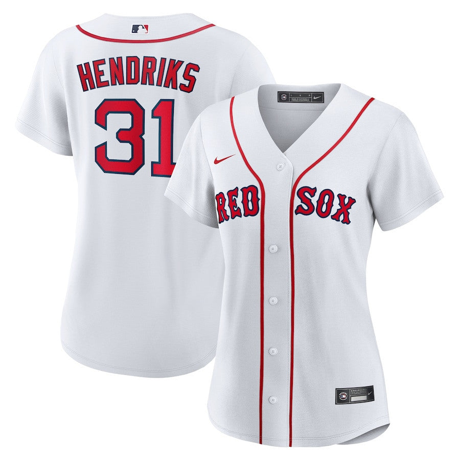 Liam Hendriks 31 Boston Red Sox Women's Home Jersey - White
