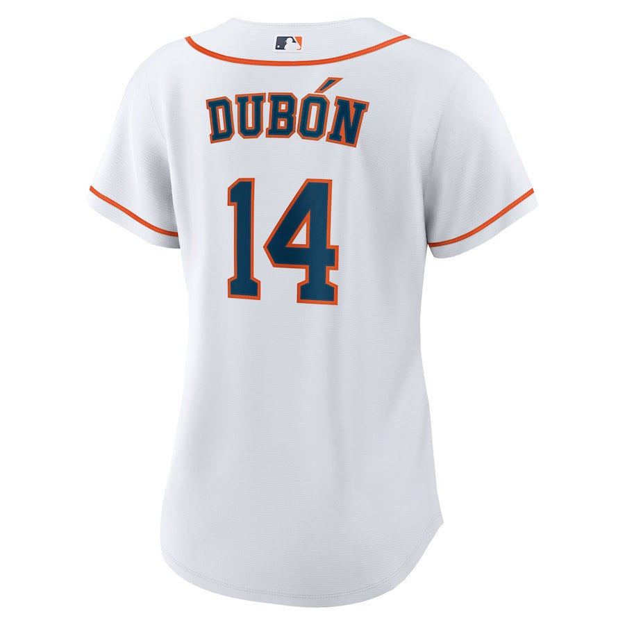 Mauricio Dubón 14 Houston Astros Women's Home Jersey - White
