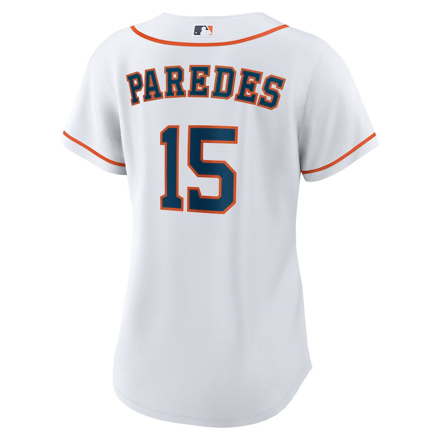 Isaac Paredes 15 Houston Astros Women's Home Jersey - White