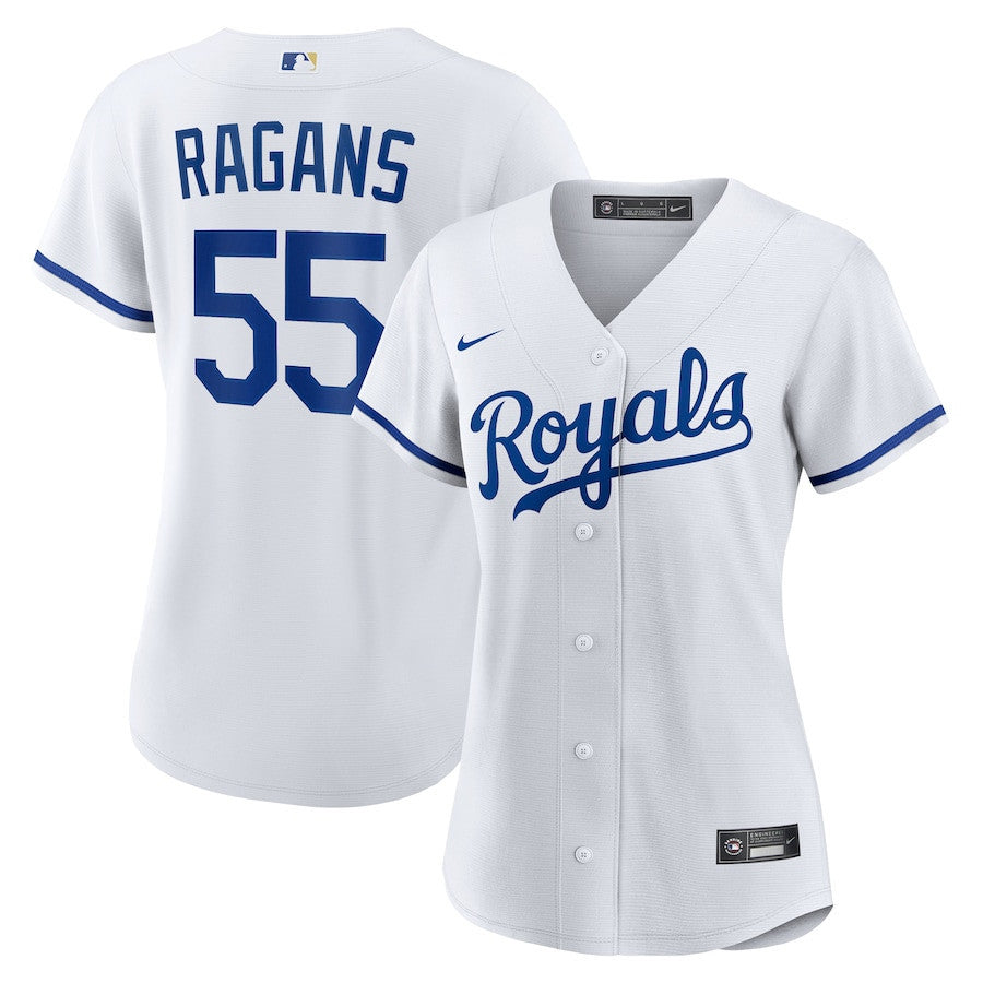 Cole Ragans 55 Kansas City Royals Women's Home Jersey - White