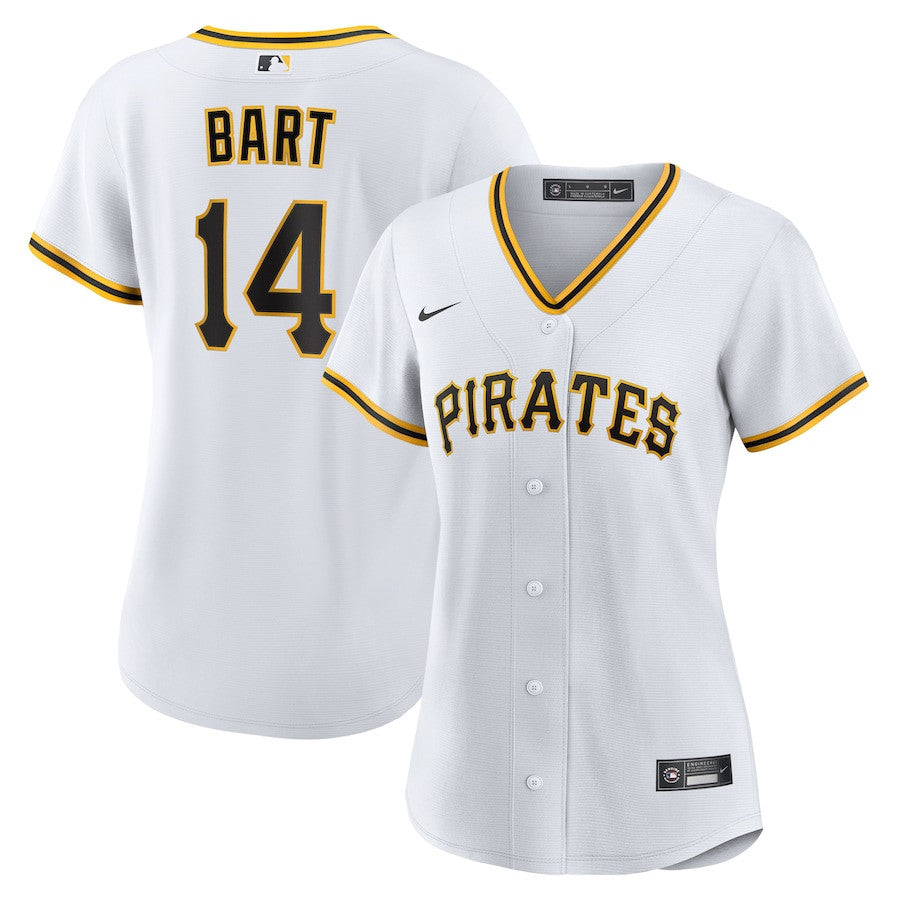 Joey Bart 14 Pittsburgh Pirates Women's Home Jersey - White