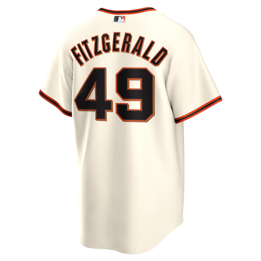 Tyler Fitzgerald 49 San Francisco Giants Home Men Jersey - Cream
