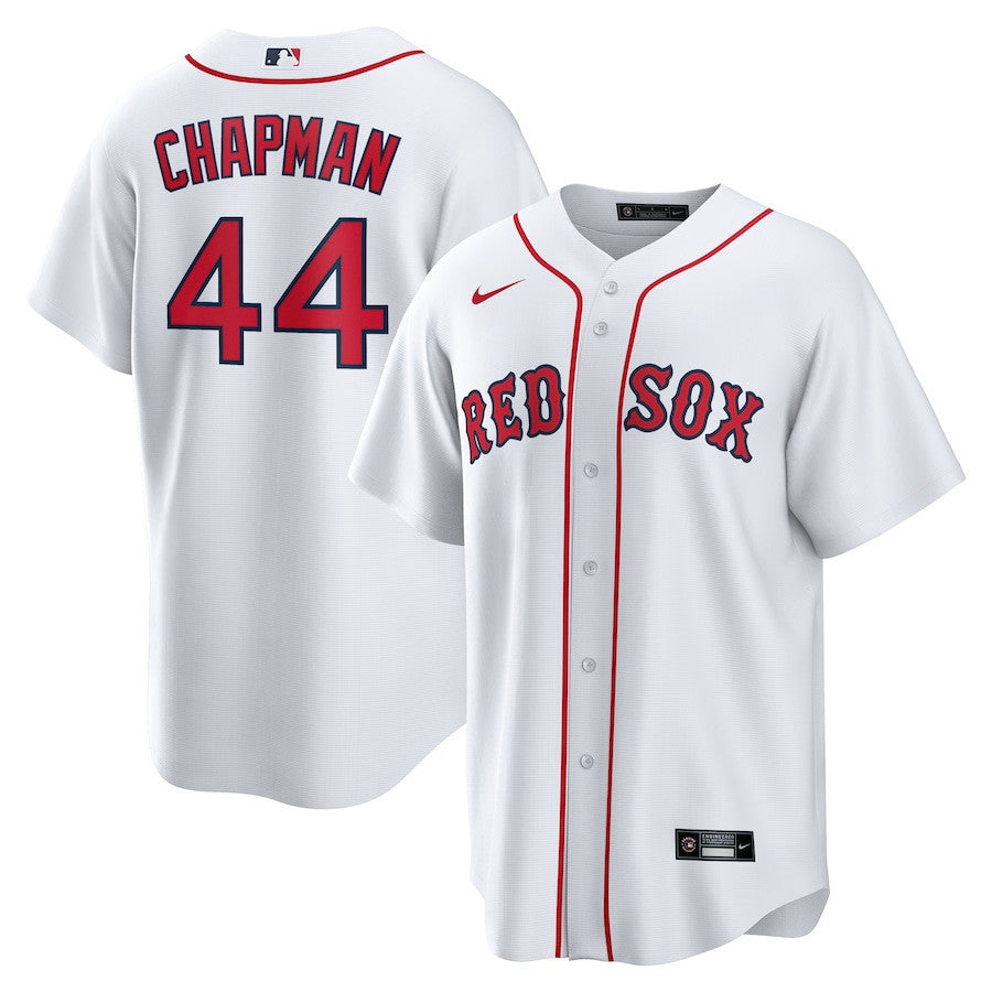 Aroldis Chapman 44 Boston Red Sox Home Men Jersey - White