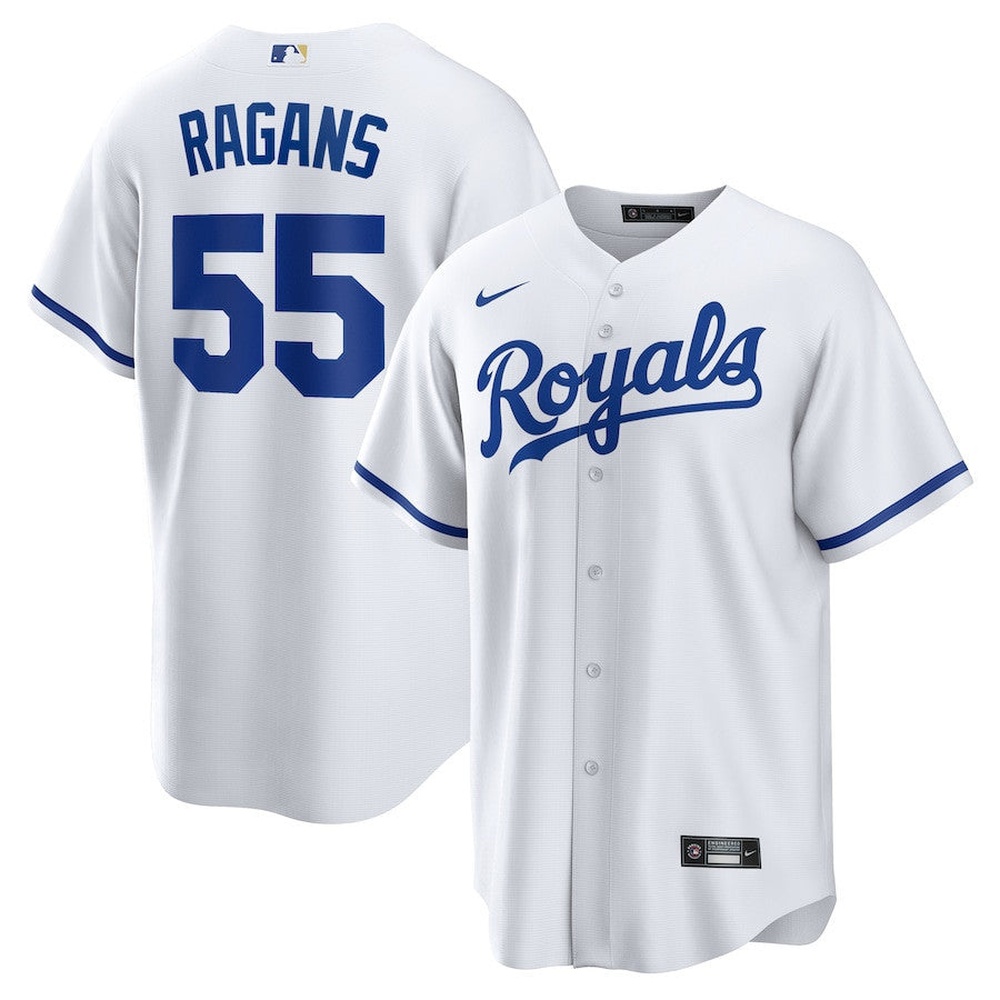 Cole Ragans 55 Kansas City Royals Home Men Jersey - White