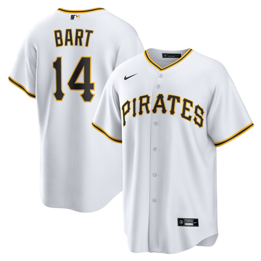 Joey Bart 14 Pittsburgh Pirates Home Men Jersey - White