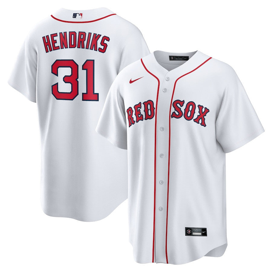 Liam Hendriks 31 Boston Red Sox Home Men Jersey - White