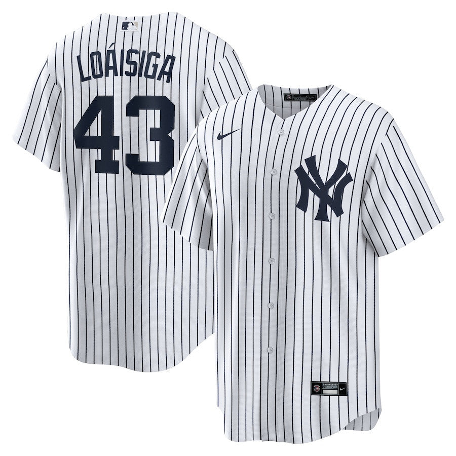Jonathan Loáisiga 43 New York Yankees Home Men Jersey - White