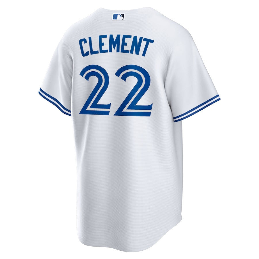 Ernie Clement 22 Toronto Blue Jays Home Men Jersey - White