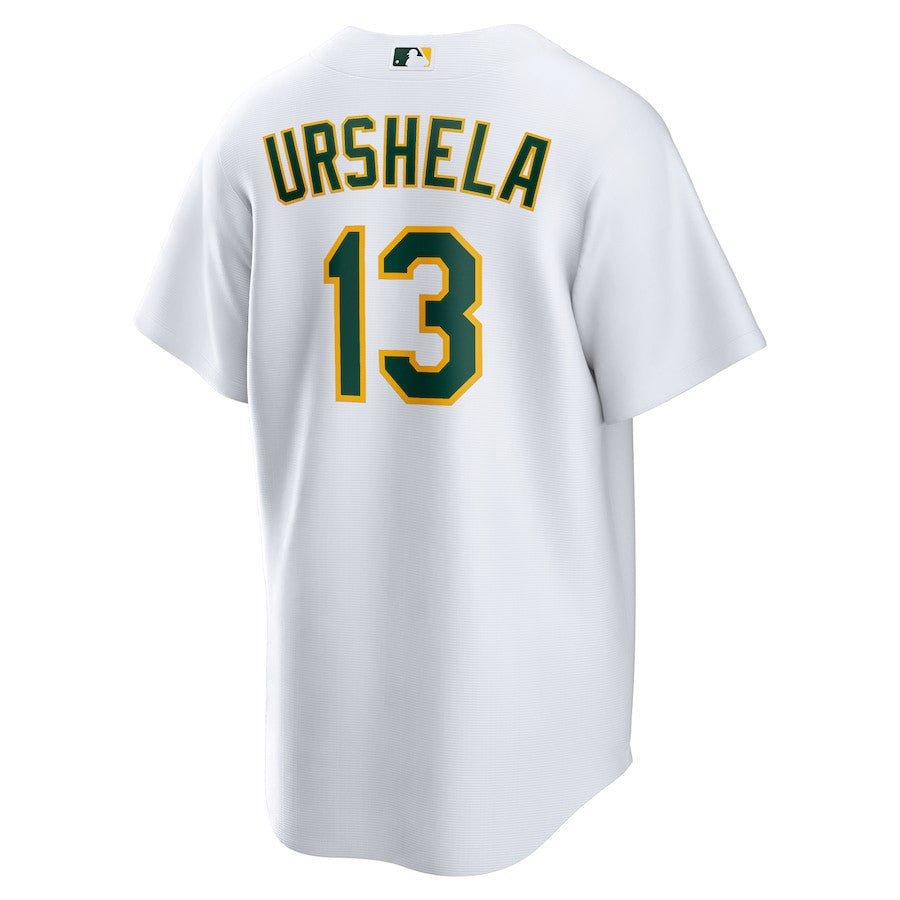 Gio Urshela 13 Athletics Home Men Jersey - White