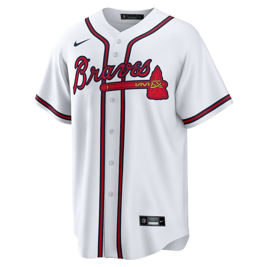 Reynaldo Lopez 40 Atlanta Braves Home Men Jersey - White