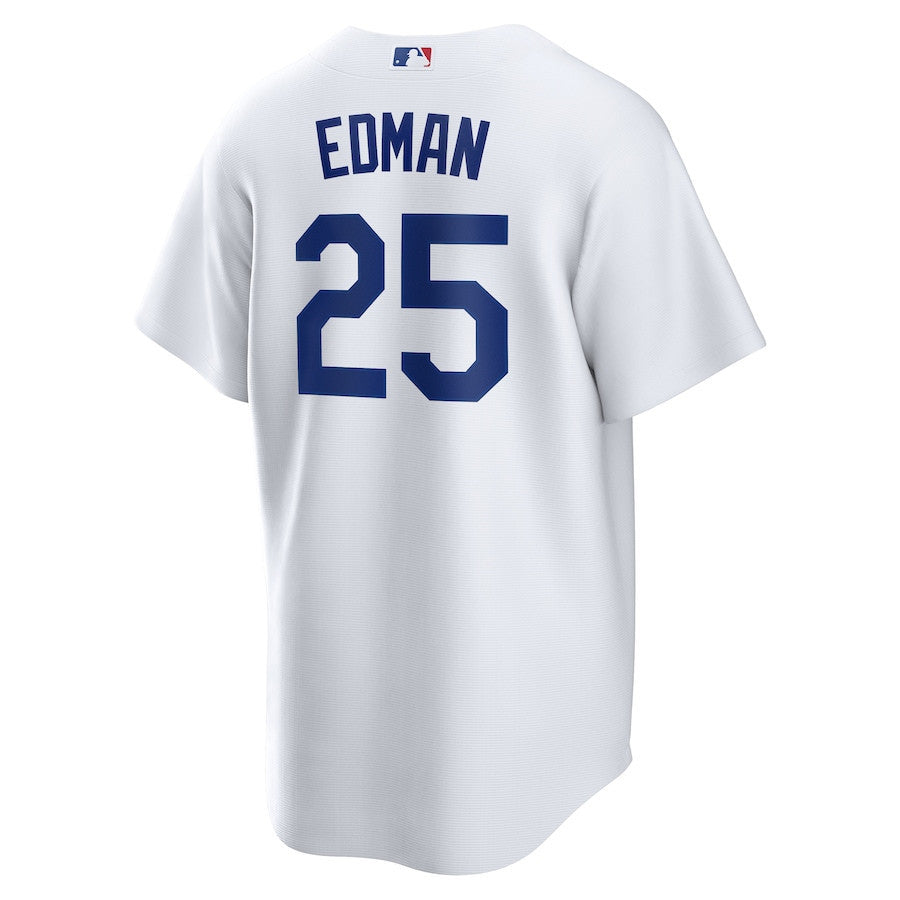 Tommy Edman 25 Los Angeles Dodgers Home Men Jersey - White