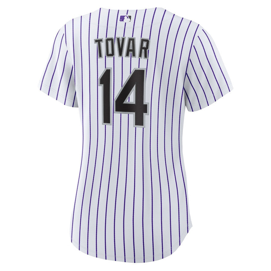Ezequiel Tovar 14 Colorado Rockies Home Women Jersey - White