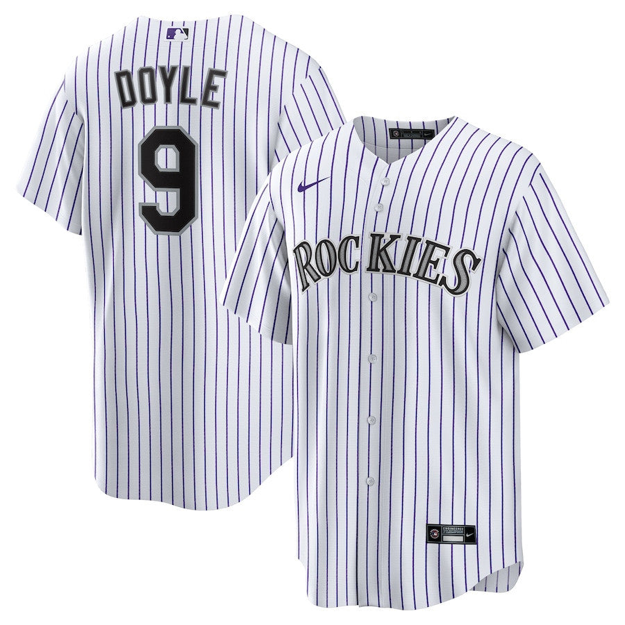 Brenton Doyle 9 Colorado Rockies Home Men Jersey - White