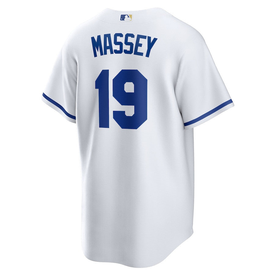 Michael Massey 19 Kansas City Royals Home Men Jersey - White