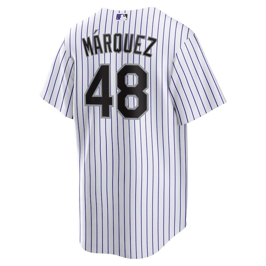 Germán Márquez 48 Colorado Rockies Home Men Jersey - White