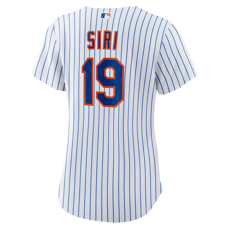 Jose Siri 19 New York Mets Home Women Jersey - White