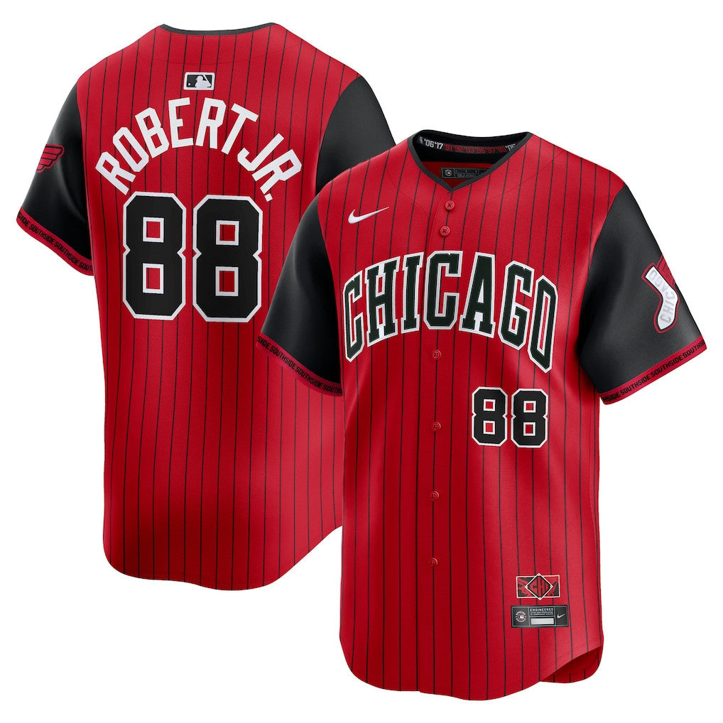 Luis Robert Jr. 88 Chicago White Sox 2025 City Connect Limited Men Jersey - Red/Black
