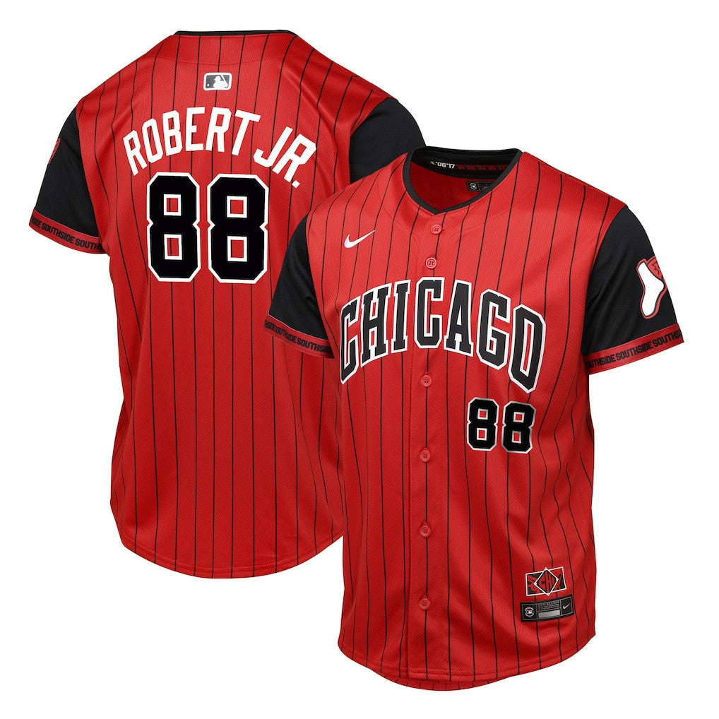 Luis Robert Jr. 88 Chicago White Sox 2025 City Connect Limited YOUTH Jersey - Red/Black