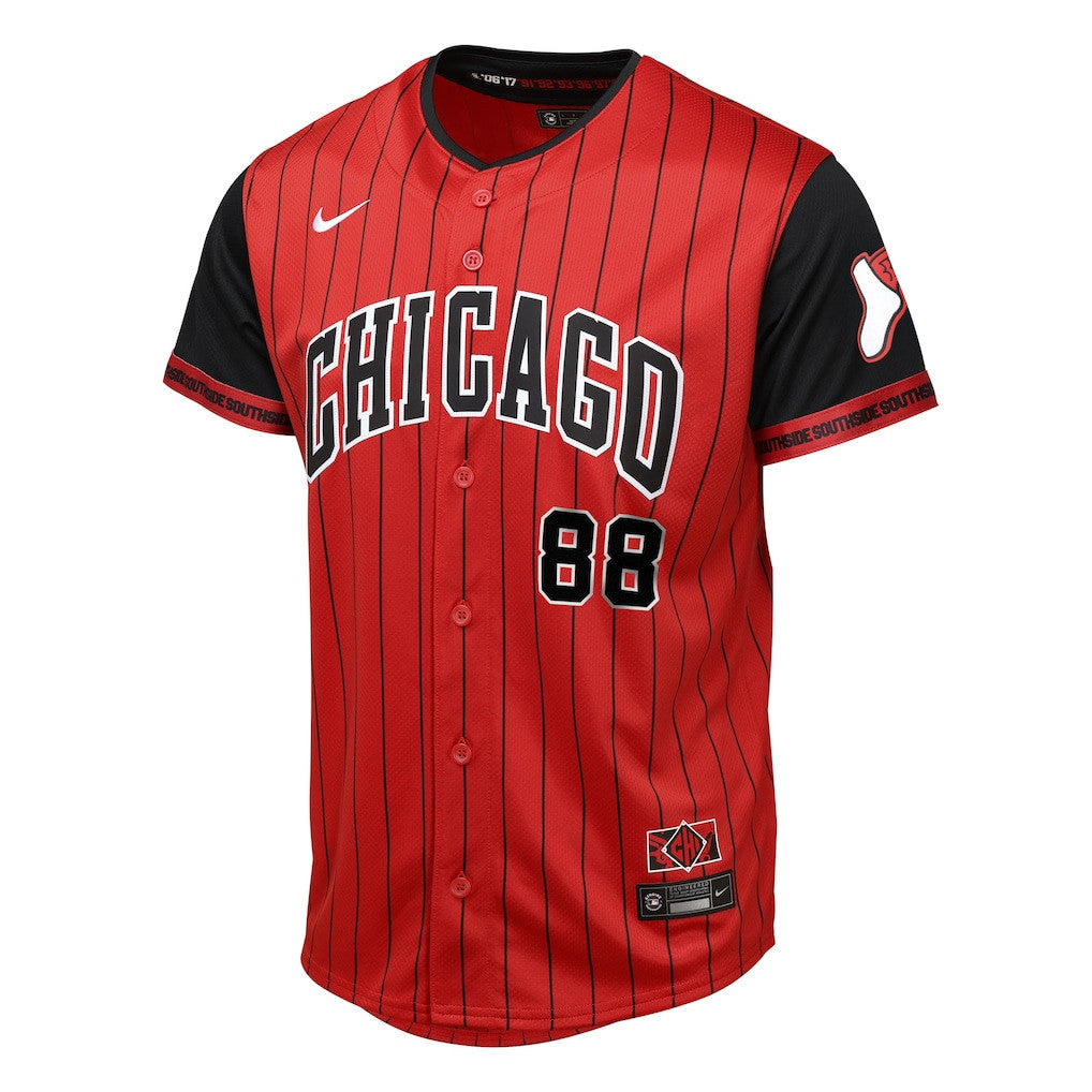 Luis Robert Jr. 88 Chicago White Sox 2025 City Connect Limited YOUTH Jersey - Red/Black
