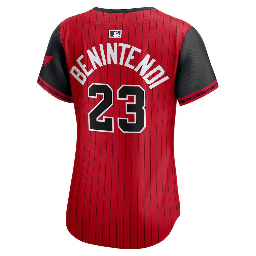 Andrew Benintendi 23 Chicago White Sox Women's 2025 City Connect Limited Jersey - Red/Black