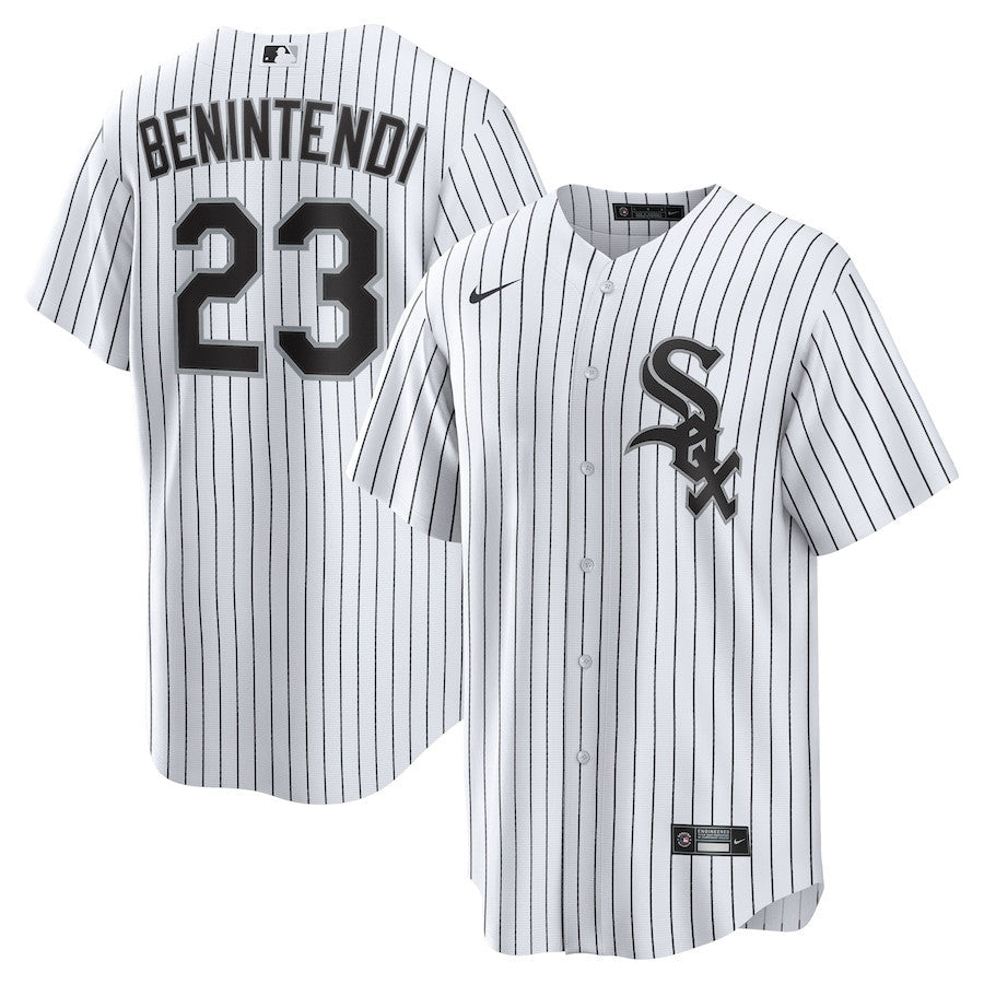 Andrew Benintendi 23 Chicago White Sox Home Player Men Jersey - White/Black