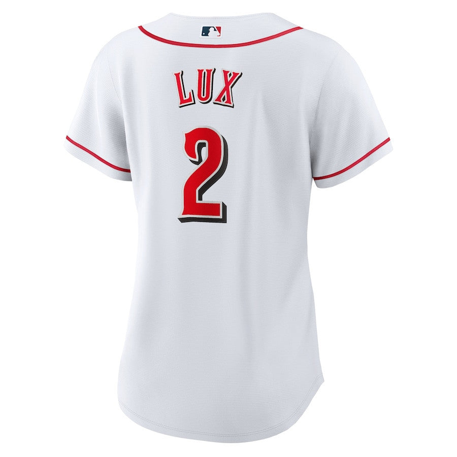Gavin Lux 2 Cincinnati Reds Women's Home Jersey - White