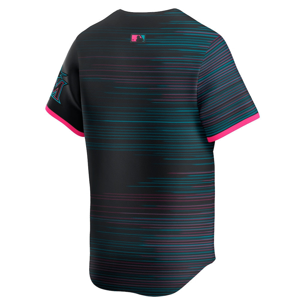 Miami Marlins 2025 City Connect Limited Men Jersey - Black