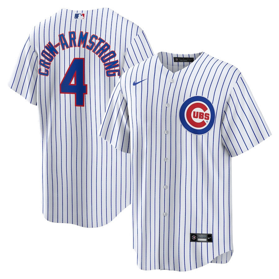 Pete Crow-Armstrong 4 Chicago Cubs Home Men Jersey - White