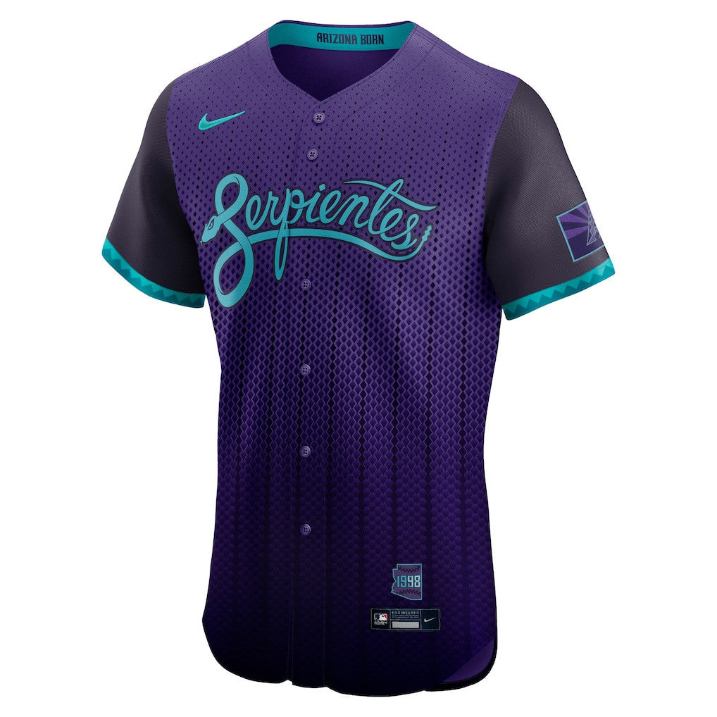 Arizona Diamondbacks 2025 City Connect Elite Men Jersey - Purple