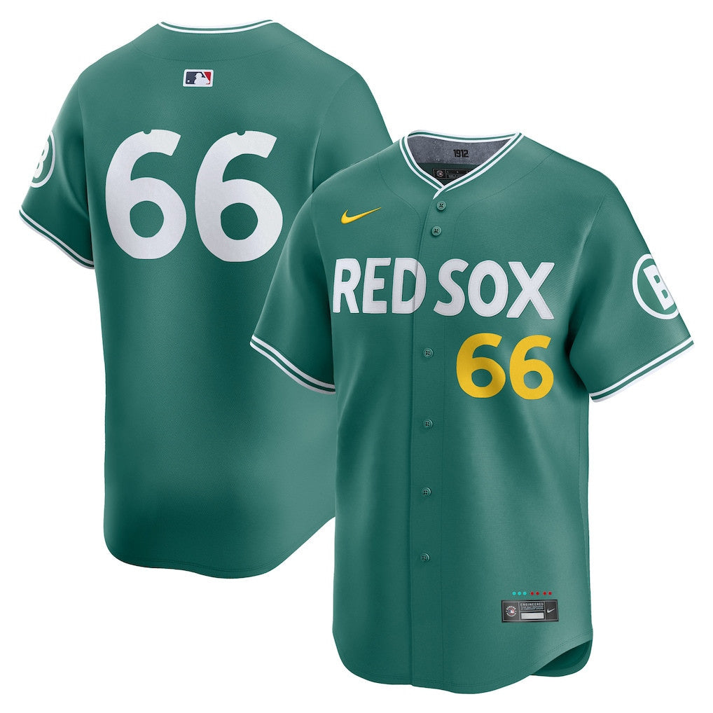 Brayan Bello 66 Boston Red Sox 2025 City Connect Limited Men Jersey - Green