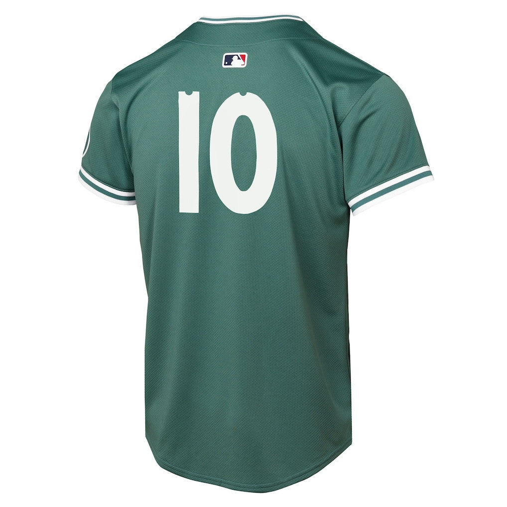 Trevor Story 10 Boston Red Sox 2025 City Connect Limited YOUTH Jersey - Green