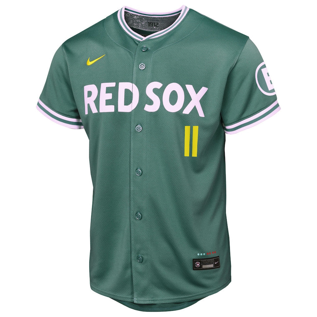 Rafael Devers 11 Boston Red Sox 2025 City Connect Limited YOUTH Jersey - Green