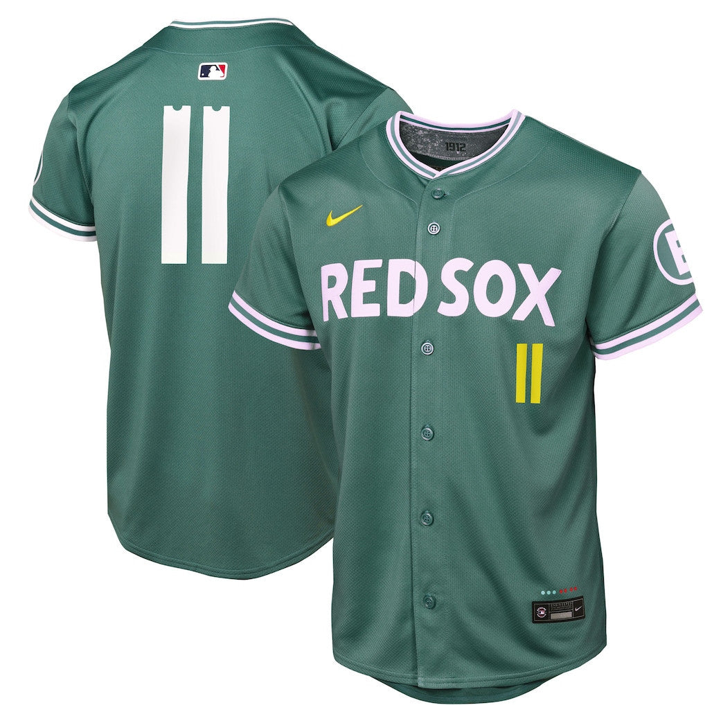 Rafael Devers 11 Boston Red Sox 2025 City Connect Limited YOUTH Jersey - Green