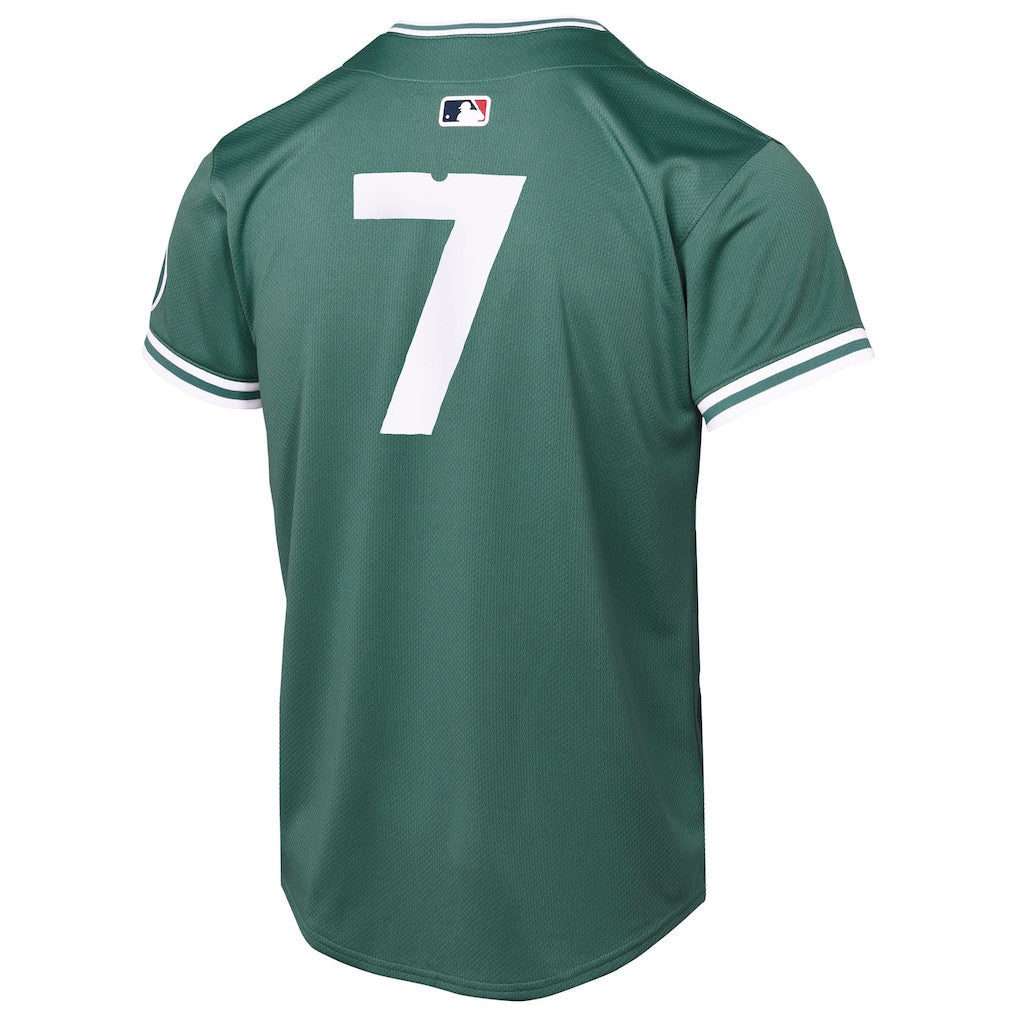 Masataka Yoshida 7 Boston Red Sox 2025 City Connect Limited YOUTH Jersey - Green
