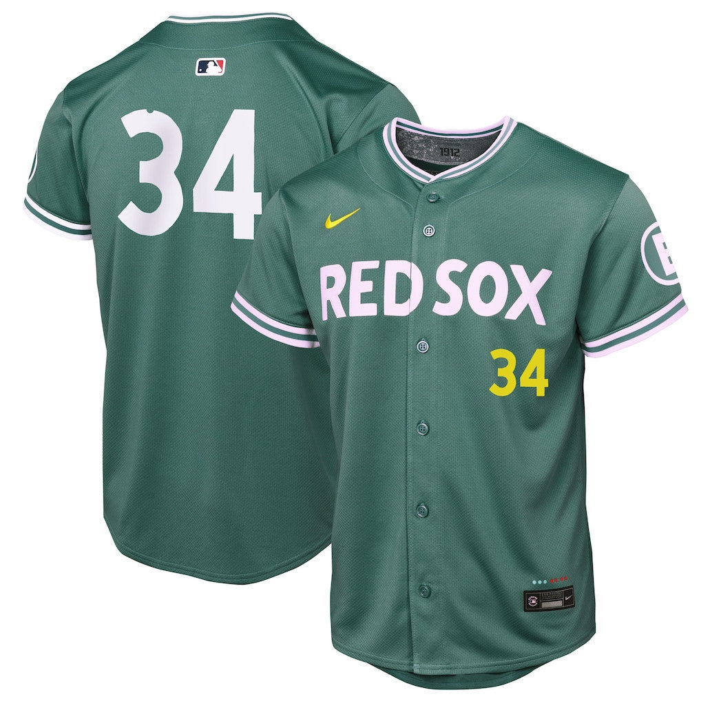 David Ortiz 34 Boston Red Sox 2025 City Connect Limited Retired YOUTH Jersey - Green