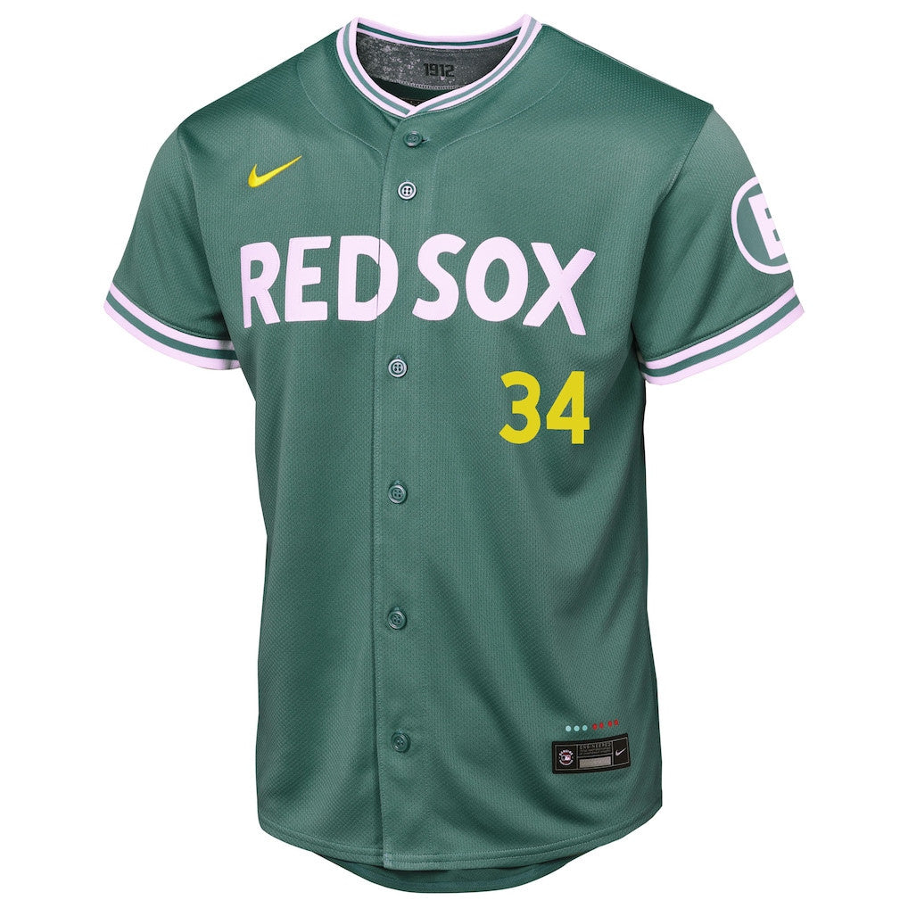 David Ortiz 34 Boston Red Sox 2025 City Connect Limited Retired YOUTH Jersey - Green