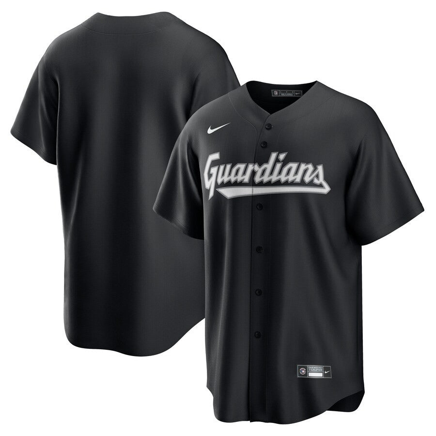 Cleveland Guardians Lights Out Men Jersey - Black