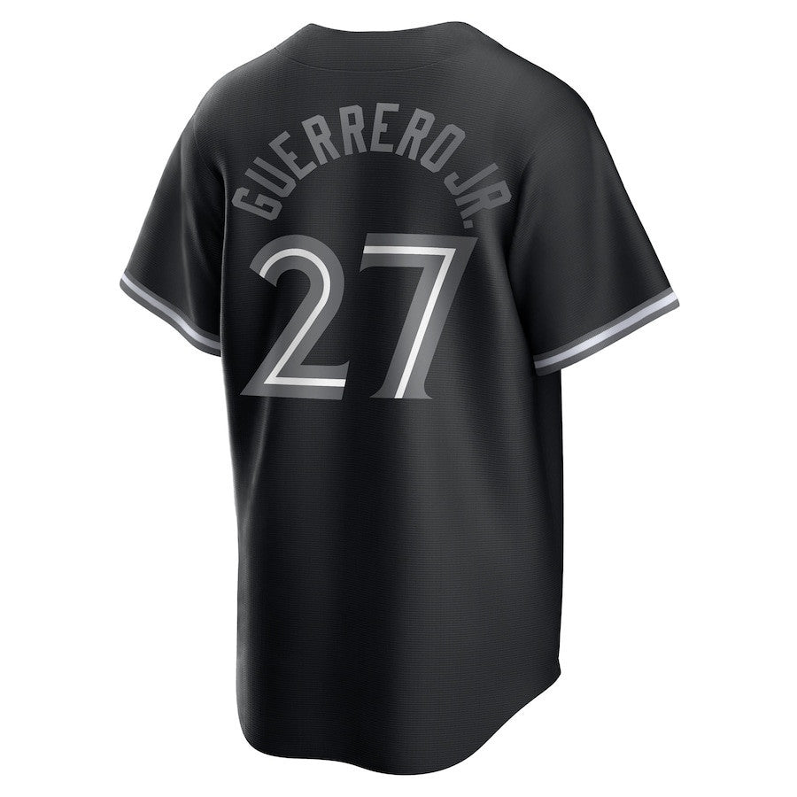 Vladimir Guerrero Jr. 27 Toronto Blue Jays Lights Out Men Jersey - Black