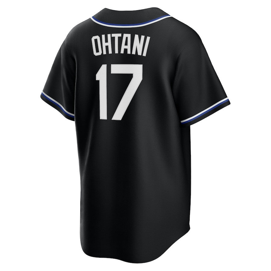 Shohei Ohtani 17 Los Angeles Dodgers Lights Out Men Jersey - Black