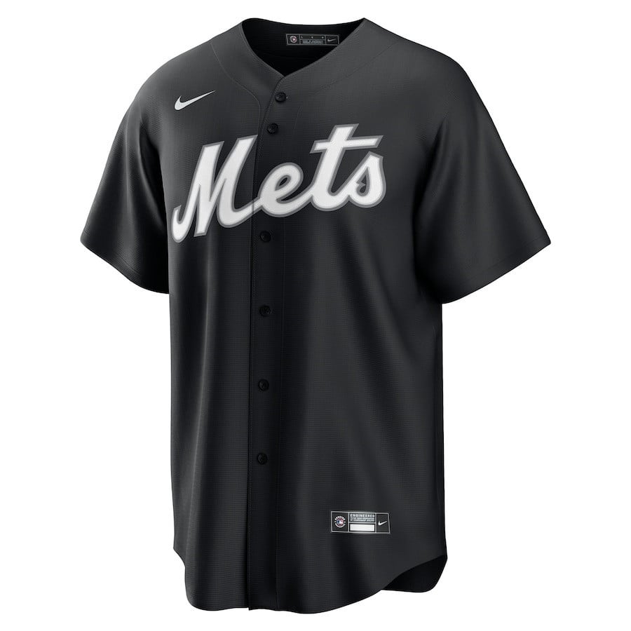 Pete Alonso 20 New York Mets Lights Out Men Jersey - Black