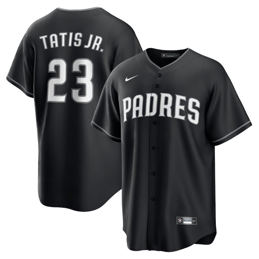 Fernando Tatis Jr. 23 San Diego Padres Lights Out Men Jersey - Black