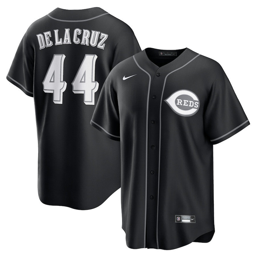 Elly De La Cruz 44 Cincinnati Reds Lights Out Men Jersey - Black